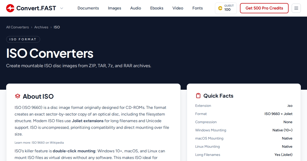 Convert ISO Files Online Free - Extract & Convert